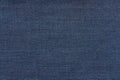 Dark blue jeans texture. Denim fabric background. Royalty Free Stock Photo