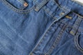 Dark blue jeans texture. Part of the jeans pants texture
