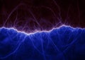 Dark blue lightning plasma background Royalty Free Stock Photo