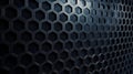 Dark Blue Metallic Hexagon Pattern Background Royalty Free Stock Photo