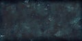 Dark blue with mottled marbled old wall grunge texture. Distressed weathered old navy dark vignette