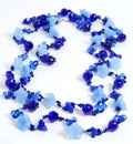 Dark blue necklace Royalty Free Stock Photo
