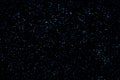 Dark blue night sky with glowing stars. All celebration background concept. Royalty Free Stock Photo