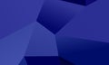 Dark blue polygon background with triangles of different shape and size Geometric pattern, backdrop. Royalty Free Stock Photo