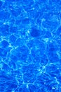 Dark blue pool water