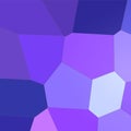Dark blue and purple bright Giant Hexagon in square shape background illustration. Royalty Free Stock Photo