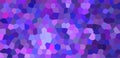 Dark blue and purple bright Little hexagon background illustration.