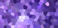 Dark blue and purple colorful Middle size hexagon background illustration.