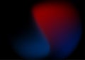 Dark blue and red abstract minimal liquid waves