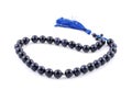 Dark Blue Rosary Beads, from gem