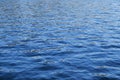 Dark blue sea water background with ripples Royalty Free Stock Photo