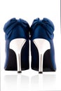 Dark blue shoes Royalty Free Stock Photo