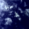 Dark Blue Sky - White Summer Clouds Background Royalty Free Stock Photo