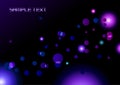 Dark Blue Spot Lights Background Vector