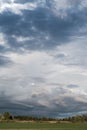 Dark blue stormy sky background Royalty Free Stock Photo