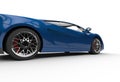 Dark Blue Supercar Royalty Free Stock Photo