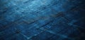 Dark blue textured background with fine white lines resembling an old blueprint or technical drawing. This abstract surface Royalty Free Stock Photo