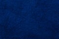 Dark blue textured leather background. Abstract leather texture. Royalty Free Stock Photo