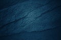 Dark blue tone background with Patterns and textures of stone Royalty Free Stock Photo