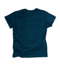 Dark blue tshirt template Royalty Free Stock Photo