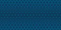 Dark blue vector geometric seamless pattern with halftone effect, leaves, drops Royalty Free Stock Photo