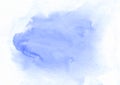 Dark blue watercolor running stain. It`s a good background for any type of designer work.