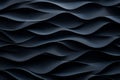 A dark blue wavy abstract pattern set against a background with a sculptural ribbed texture Royalty Free Stock Photo
