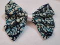 Abstract African print hairbow Royalty Free Stock Photo