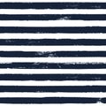 Dark blue and white ink striped seamless pattern texture background Royalty Free Stock Photo