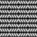 Dark Bold Tribal Stripes Pattern