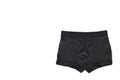 Dark boxer underwear, cotton pants. Isolated background Royalty Free Stock Photo