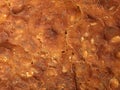 Dark bread texture