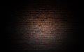 Dark brick wall background, Royalty Free Stock Photo