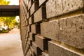 Dark brick wall background, texture, background. Brick Royalty Free Stock Photo