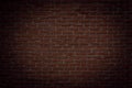 Dark Brick Wall Royalty Free Stock Photo