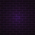 Dark brick wall pattern background surface, vector illustration. Stone block structure, urban design Royalty Free Stock Photo