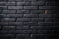 Dark Brick Wall Texture Background Design Royalty Free Stock Photo
