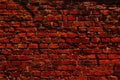 Dark bricks in the wall texture Royalty Free Stock Photo