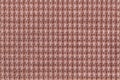 Dark brown background from soft fleecy fabric close up. Texture of textiles macro Royalty Free Stock Photo