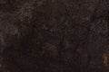 Dark brown bumpy rough surface, iron background with rust