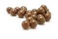 Dark brown Chocolate balls Royalty Free Stock Photo