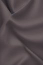 dark brown folded linen fabric texture generated by ai