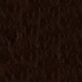 Dark brown leather, abstract background. Seamless square texture, tile ready. Royalty Free Stock Photo