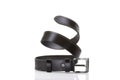 Dark Brown Leather Belt Royalty Free Stock Photo