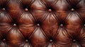 Dark Brown Leather Upholstery Texture Background Royalty Free Stock Photo