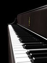 Dark brown piano