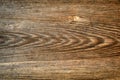 Dark brown scratched wooden cutting board. Wood texture. Royalty Free Stock Photo