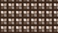 Dark Brown Seamless Geometric Square Background Pattern Royalty Free Stock Photo