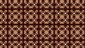 Dark Brown Seamless Geometric Square Pattern Illustration Royalty Free Stock Photo