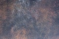 Dark brown slate or stone wall, top view. Culinary vintage background Royalty Free Stock Photo